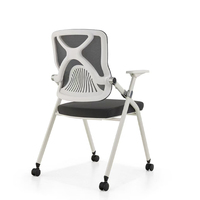 Chaise de réunion de formation pliante chaise empilable chaise de bureau