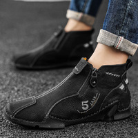 Chaussures pour hommes tendance et stylées, légères, en microfibre, grandes tailles, chaussures décontractées, baskets décontractées pour hommes, vente chaude