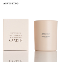 Bougie Parfumée de Luxe, Emballage Couleur, Logo Personnalisé