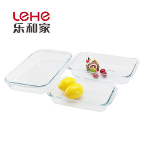 BAS PRIX Ustensiles de cuisson en <span class=keywords><strong>verre</strong></span> borosilicaté Ustensiles de cuisson trempés avec couvercle en bambou - Product Image 6