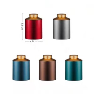 Portable Aluminum Airtight Airtight Bottles Multipurpose Stash Container Screw Cap Smell Proof Storage For Spices <strong>Coffee</strong> Teas - Product Image 4