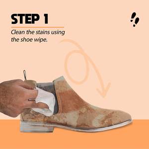Renovador de Cuero con 2 Toallitas Limpiadoras para Zapatos de Gamuza, Nubuck y Malla, Revitalizador de Color, Cuidado sin Agua - Product Image 2
