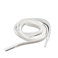 Aglets plats en polyester pour baskets avec couleurs personnalisées, emballage, MOQ 500 paires, modèle TC997, fabriqué à Taïwan, délai d'échantillon 5-7 jours