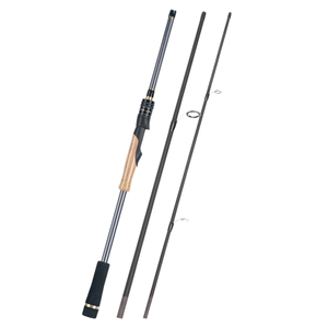 Jie Ultra corta 2.1 metri a quattro sezioni canna da pesca portatile lunga colata Mini canna per carpe per viaggi lago/torrente pesca Yiwu - Product Image 1