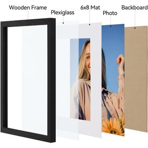 Custom Size MDF Wood Picture <strong>Frame</strong> 4x6 5x7 8x10 12x16 24x36 A4 A3 8K Inch Tabletop OEM ODM Wholesale <strong>Photo</strong> <strong>Frame</strong> - Product Image 3