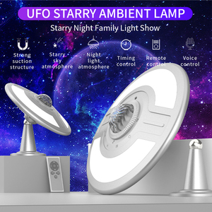Recarregável vários modos de iluminação Starry Sky Projector 360 ° + 45 ° Rotating removível portátil Galaxy Star Teto Night Light - Product Image 2
