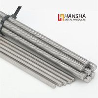 DIN975 Full Threaded Rod, Zinc Plated Steel All Thread Stud Bolt, Metric Threaded Bar for Industrial Applications