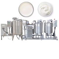 Ligne commerciale de production laitière de yaourt pasteurisé par lait UHT de mini capacité
