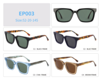Gafas de Sol de Acetato con Montura Cuadrada Gruesa, Protección UV, Sin Polarizar, para Fiestas, Discotecas, Moda, Accesorio Diario