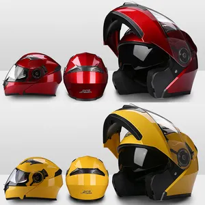 आउटडोर हेलमेट मोटरसाइकिल फ्लिप अप हेलमेट विरोधी कोहरे पूरा चेहरा खुला चेहरा हेलमेट कस्टम डिजाइन