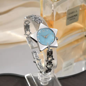 Five-pointed Star Chain-style <b>Watch</b> for Women Quartz Movement Eco-Friendly Ins-worthy High-appearance Niche Design Simple - Product Image 1