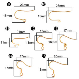 50 Uds. <span class=keywords><strong>De</strong></span> Acero inoxidable hipoalergénico francés DIY pendientes Base <span class=keywords><strong>de</strong></span> anzuelo Material <span class=keywords><strong>de</strong></span> resorte para fabricación <span class=keywords><strong>de</strong></span> joyas respetuoso con las alergias - Product Image 3