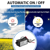 Luz Nocturna para Exteriores CNRIYA AA301GL, Interruptor Automático con Sensor Fotoeléctrico Inductivo, Iluminación LED IP66 Disponible