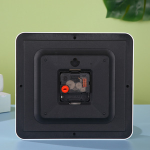 Hiện đại đơn giản vuông đồng hồ tròn phòng ngủ nghiên cứu phòng khách đồng hồ treo tường Pin yên tĩnh Đồng hồ thạch anh để sử dụng nhà - Product Image 4