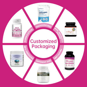 Comprimés de collagène hydrolysé pour femmes - Peptides de collagène non OGM avec biotine et vitamine C Faible MOQ Soins de la peau personnalisés Complément alimentaire pour la santé - Product Image 6