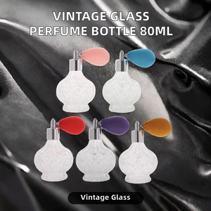 Vintage Style Perfume Spray <b>Bottle</b> Air Bulb Classic Sprayer Empty <b>Bottle</b> Long Tassel <b>200ml</b> Fine Mist Glass Blush <b>Bottle</b>/ - Product Image 2