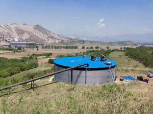 Silo de Almacenamiento de Agua de Acero Zincalume de 10-300m3, Tanque de Agua Redondo Ensamblable para Ganadería o Riego Agrícola y Forestal - Product Image 6