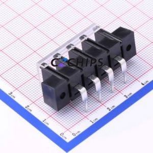 KF28RM-7.62-4P Barrier Terminal Block Bent Lead Through Hole,P=7.62mm Connector With Cover Plate 7.62mm 1x4P Right Angle Pin - Product Image 2