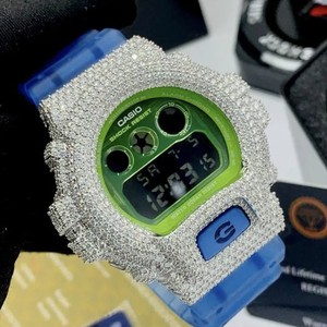 Lunette de <span class=keywords><strong>montre</strong></span> en Moissanite pour <span class=keywords><strong>montre</strong></span> G-<span class=keywords><strong>Shock</strong></span> DW6900, couleur D VVS, certifiée GRA, compatible testeur de diamant, style Iced Out - Product Image 5