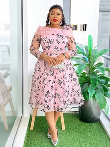 Abito estivo a trapezio stampato per donne taglie forti, ispirato al commercio estero transfrontaliero europeo-americano - Novità - Product Image 2