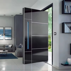 <span class=keywords><strong>Puertas</strong></span> <span class=keywords><strong>de</strong></span> Entrada Dobles Personalizadas <span class=keywords><strong>de</strong></span> JM GROUPS, <span class=keywords><strong>Diseño</strong></span> Moderno, Exterior <span class=keywords><strong>de</strong></span> Vidrio, Madera Sólida - Product Image 2