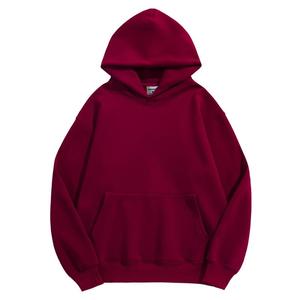 Felpe con cappuccio Premium grigie con Logo personalizzato da uomo stampate in pile con spalle cadenti pesanti felpe con cappuccio <span class=keywords><strong>oversize</strong></span> per uomo - Product Image 4