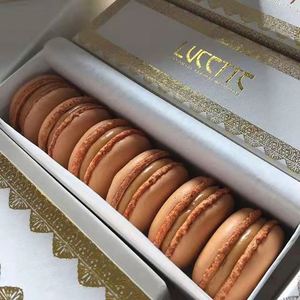 Boîte en papier pour macarons, style <span class=keywords><strong>Laduree</strong></span>, avec logo personnalisé - Product Image 4