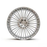 Rines de Aleación Forjados Multirradio en Plata Pulida TXING, de 18-20 Pulgadas, 5x112, Compatibles con Mercedes Clase C, E y S