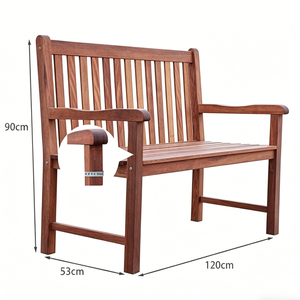 Fauteuil à bascule double en bois de peuplier fait main, écologique, à dossier haut, pour personnes âgées, avec 3 positions inclinables, idéal pour hôtel - Product Image 4