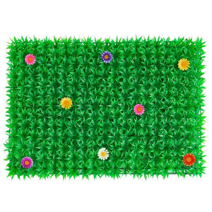 Panneau mural végétal <span class=keywords><strong>artificiel</strong></span> en gros, grande clôture murale en herbe, haies artificielles, clôture en plastique, mur de feuilles vertes pour la décoration intérieure - Product Image 6