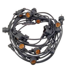Outdoor LED String Lights Power <strong>Cords</strong>, EU Plug Waterproof IP44 - Product Image 1