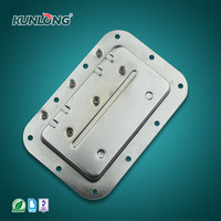 Poignée de porte pliante à commande tactile ambidextre SK4-0024-QN01, finition chromée brillante, poignée en caoutchouc - Design industriel, garantie 1 an