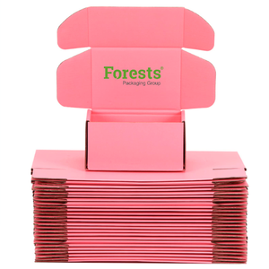 Tùy chỉnh 12x12x2 bưu phẩm hộp mỏng màu hồng chăm sóc da bao bì vận chuyển hộp cho lông mi với logo - Product Image 2