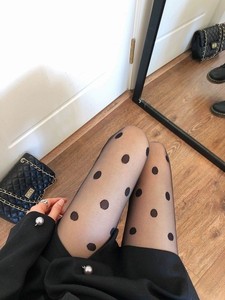Pr977 Black High Stockings Silicone Lace Top Stay <strong>up</strong> Silky Semi Sheer Pantyhose for Women <strong>Hold</strong> <strong>up</strong> Nylon - Product Image 3