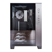 Leadway Mid Tower Gaming PC Case ATX Steel Transparent Side Window RoHS Certified in Stock Computer Towers