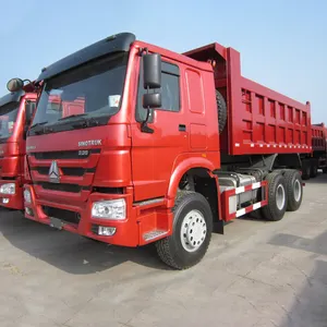 En düşük fiyat HOWO 6x4 371hp euro2 35ton 2 akslar ağır 20 cubics 10 tekerlek lastikleri damperli kamyon 20 Cubics damperli kamyon satılık