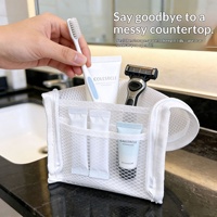 Sac de rangement multifonctionnel imperméable de grande capacité, sac de toilette et de cosmétiques portable pour les voyages et les déplacements professionnels