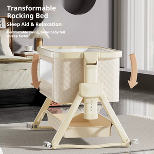 <span class=keywords><strong>Lit</strong></span> Bébé Portable de Luxe Moderne en Métal pour Hôtel, Villa, Appartement, Hôpital, Extérieur, Chambre, Salle à Manger, Salon, Chambre <span class=keywords><strong>d</strong></span>'Enfant - Vente en Gros - Product Image 6