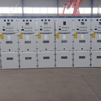 Armoire de distribution industrielle haute tension avec disjoncteur, interrupteur-sectionneur et relais, homologuée 10 kV/110 kV, 630, double protection isolante pour l'alimentation
