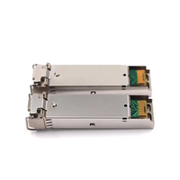 Transceptor de Fibra Óptica SFP--LX-SM1310 1.25G, 1310nm, 10km, LC Dúplex, Módulo Óptico SMF DDM para Ubiquiti Mikrotik