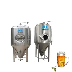 Ace 4000L Commercial Beer Making Machine Customized Fermentation Tank With Pressure Setting Supplied