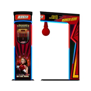 Coin Operated Game Street Amusement Park Electronic Hammer Boxing Machine Arcade Boxing Punch Machine Price For Sale