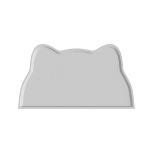 Silicone <b>Cat</b> Food <b>Mat</b> Rounded Shape Waterproof Non Slip Pet Feeding <b>Mat</b> For <b>Cats</b> Dog Feeding Pad - Product Image 3