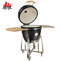 KIMSTONE Barbecue rotatif Kamado Komodo de 23 pouces, grill Hibachi, poêle à pizza, grill en céramique, cuisine extérieure, barbecue