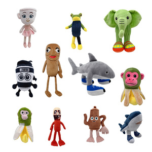 Đồ chơi nhồi bông nhân vật Brainrot Ý chất lượng cao, mới về - Brainrot Tung Tung Tung Sahur Tralalero Tralala - Product Image 2