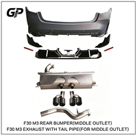 Kit carrosserie complet PP pour BMW F30 : pare-chocs, capot, phares, échappement – Transformez votre véhicule en look agressif G80 M3
