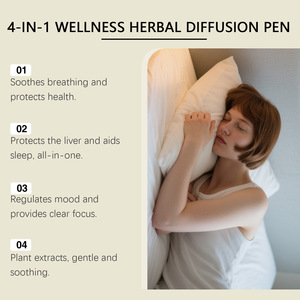 Diffuseur et <span class=keywords><strong>Purificateur</strong></span> <span class=keywords><strong>d</strong></span>'Herbes Soin Corporel Solide pour la Purification des Poumons, le Soutien Hépatique et l'Aide au Sommeil avec Aromathérapie Naturelle - Product Image 4