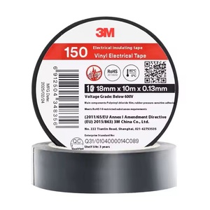 <span class=keywords><strong>Cinta</strong></span> <span class=keywords><strong>Aislante</strong></span> Eléctrica de PVC de 3 m y 150 mm <span class=keywords><strong>para</strong></span> Empalmes de Cables y Alambres - Product Image 1