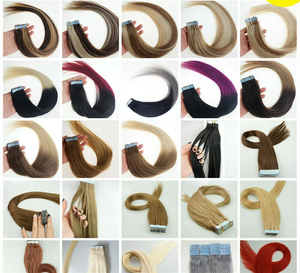 Băng trong phần mở rộng tóc tóc con người băng keo hai mặt cho da sợi ngang thẳng phần mở rộng tóc da sợi ngang Remy Băng liền mạch - Product Image 3