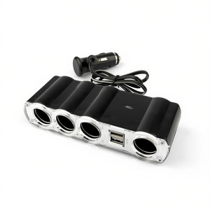 Car <b>Usb</b> Port Wholesale 4 Way <b>Splitter</b> With Dual <b>Usb</b> Ports For Vehicle Charging - Product Image 1